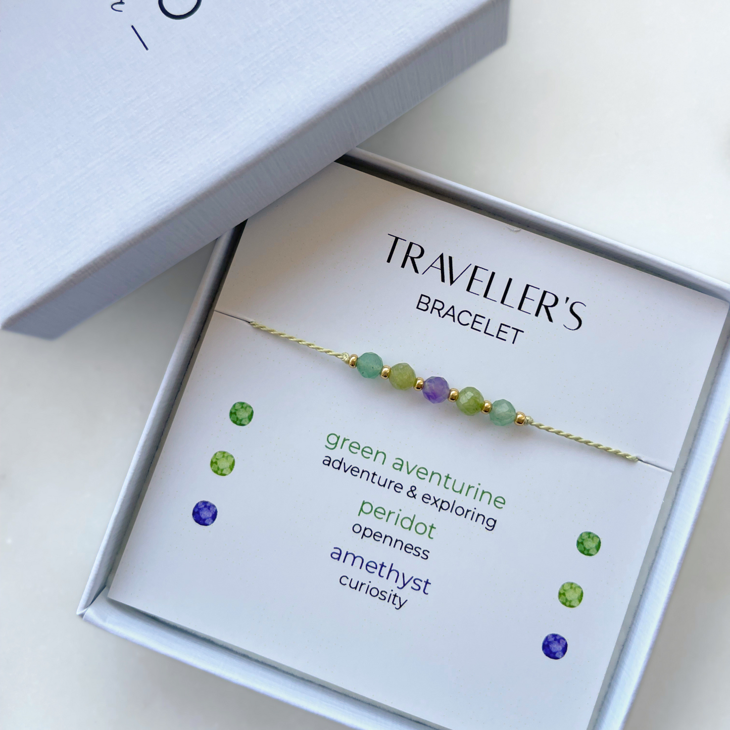 Traveller's Bracelet | Crystal Talisman for Traveling