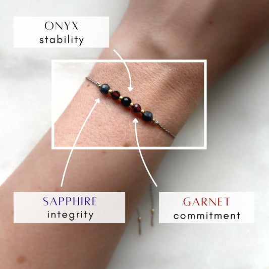 Capricorn Zodiac Bracelet | Elegant Crystal Talisman