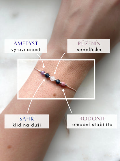 Bracelet Peace of Mind | Manifestation Mineral Jewelry for Inner Balance
