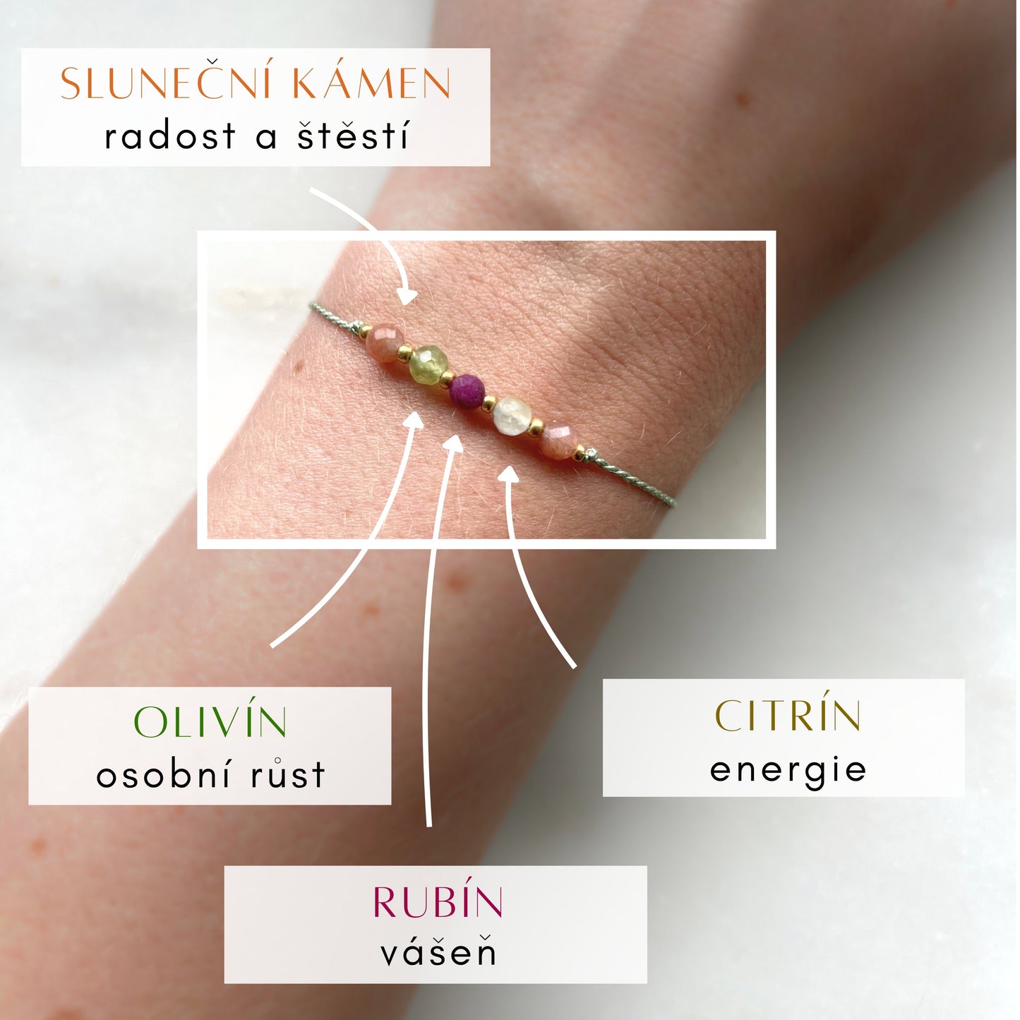 Leo Zodiac Bracelet | Delicate Gemstone Bracelet