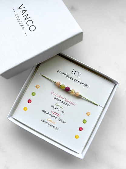 Leo Zodiac Bracelet | Delicate Gemstone Bracelet
