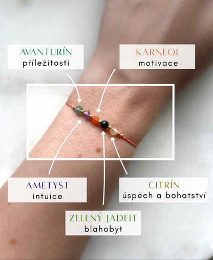 Armband Münzfee | Talisman zur Manifestation von Reichtum