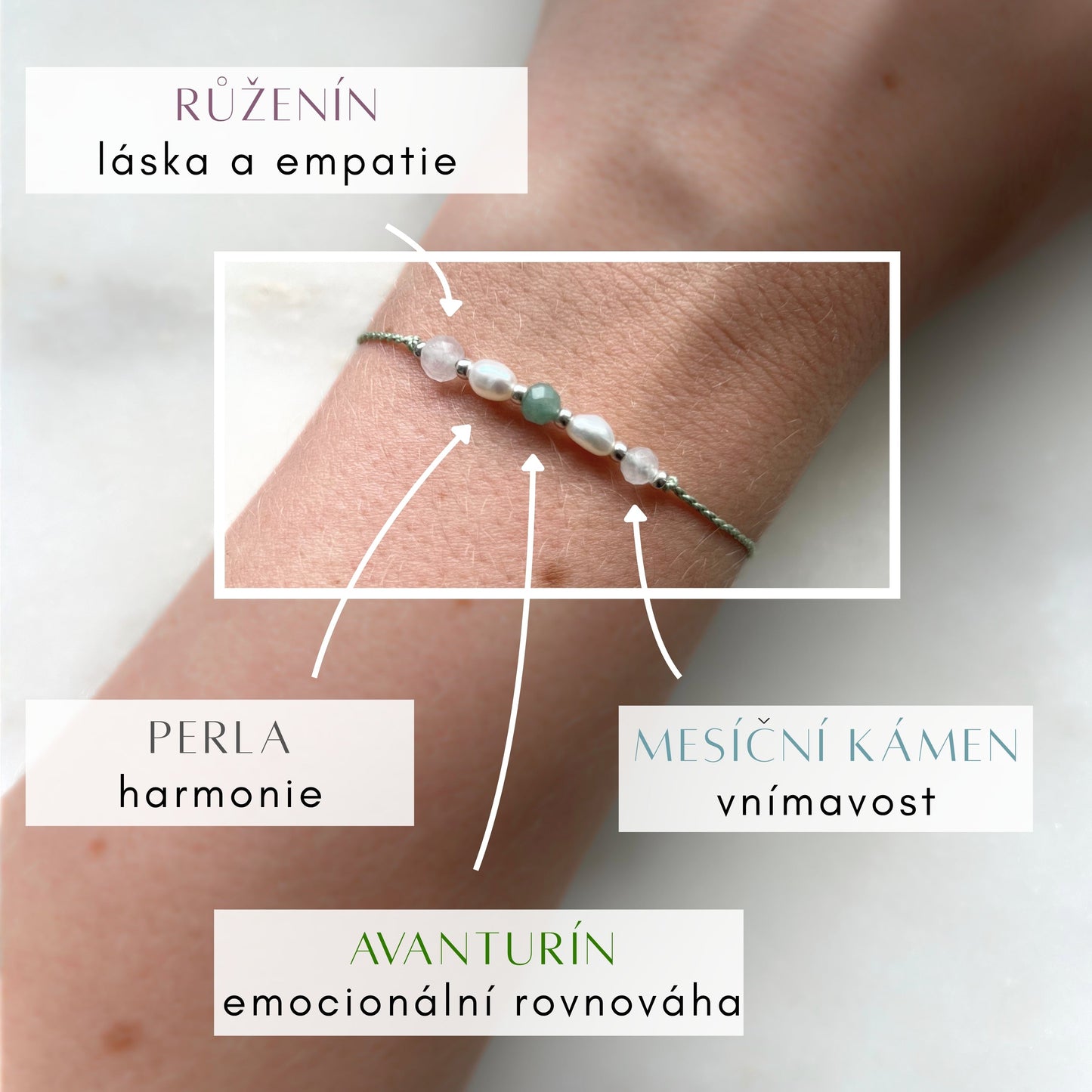 Náramek Znamení Raka | Jemný Osobní Talisman