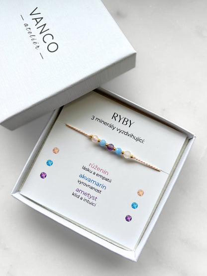 Pisces Zodiac Bracelet | Minimalist Personal Talisman