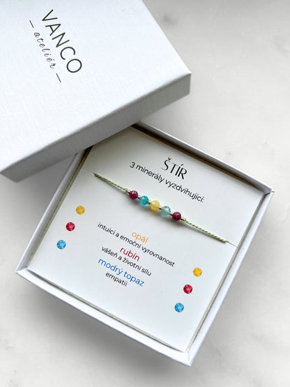 Scorpio Zodiac Bracelet | Minimalist Mineral Bracelet
