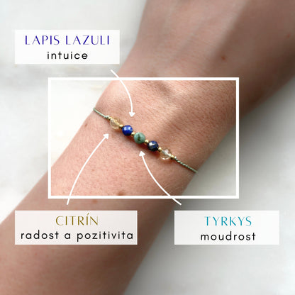 Armband Sternzeichen Schütze | Filigraner Mineralschmuck