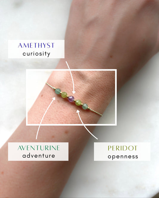 Traveller's Bracelet | Crystal Talisman for Traveling
