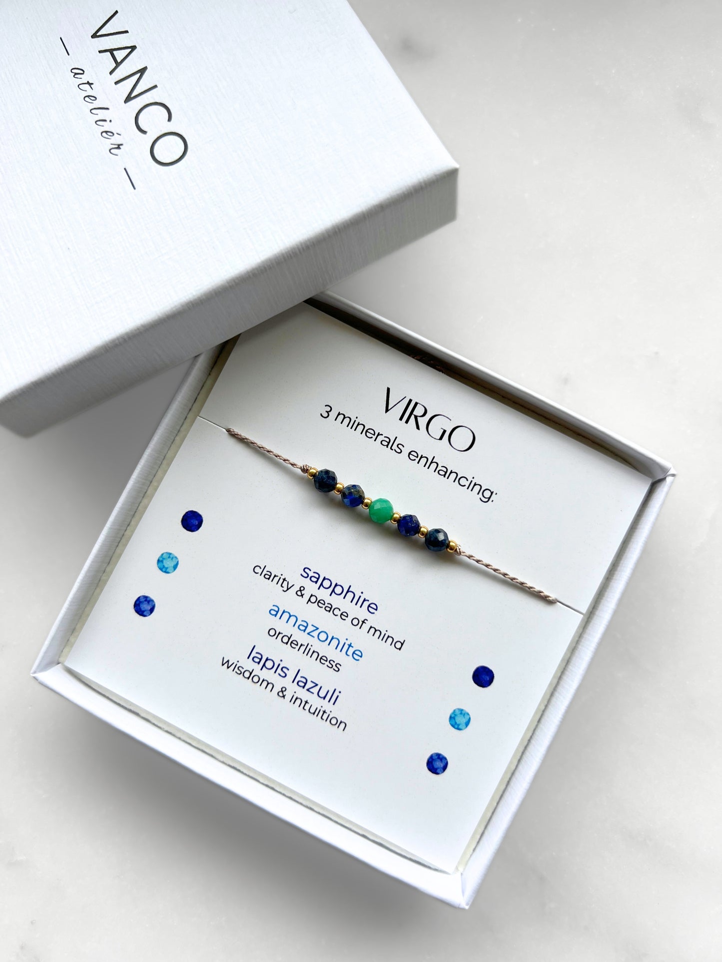 Virgo Bracelet | Crystal Zodiac Bracelet