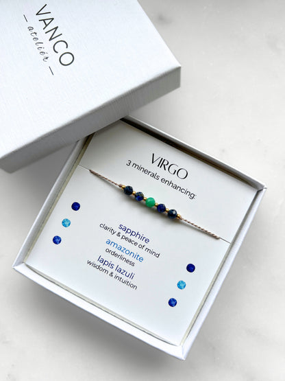 Virgo Bracelet | Crystal Zodiac Bracelet