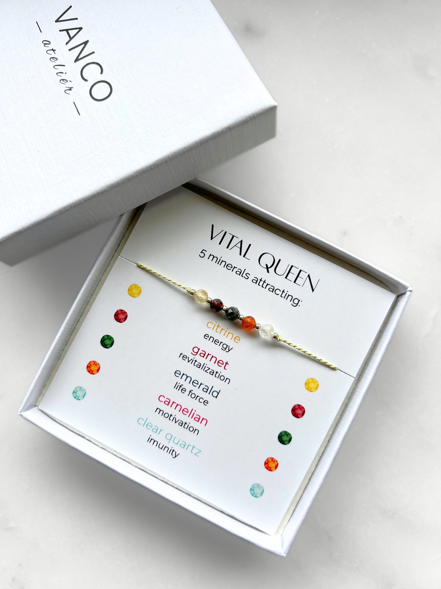 Vitality Bracelet | Crystal Gift for Health