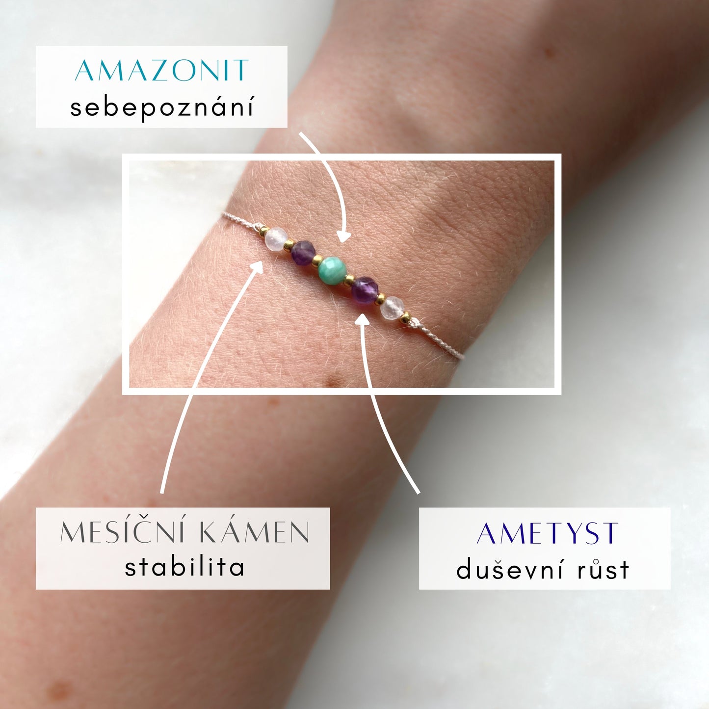 Náramek Znamení Vodnář | Elegantní Dárkové Balení