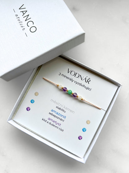 Náramek Znamení Vodnář | Elegantní Dárkové Balení