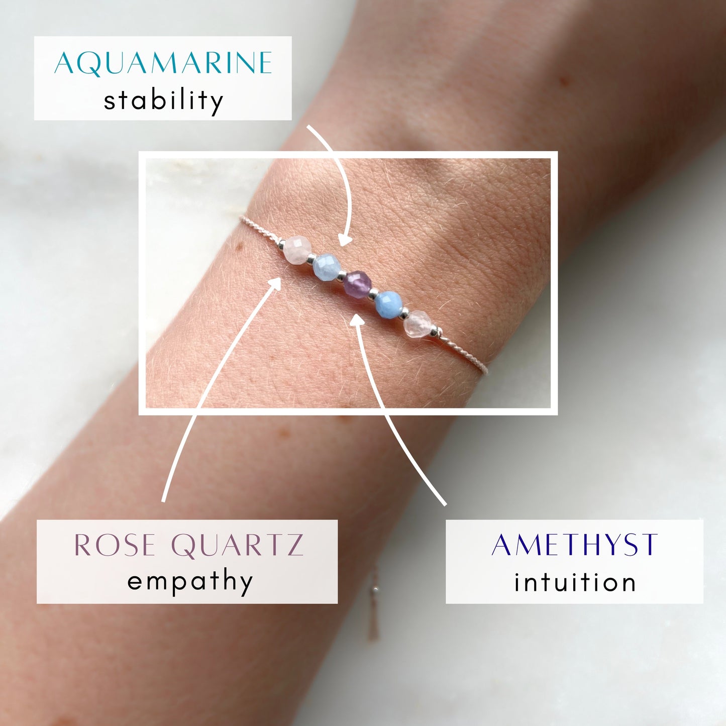 Fische Sternzeichen Armband | Kristall-Talisman